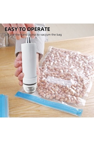 Tongxida Bosphorusboutique Vide Vakumlu Torbalar, Sous Sızdırmazlık Saklama Pompası, Gıda El Boyut 4 Adet