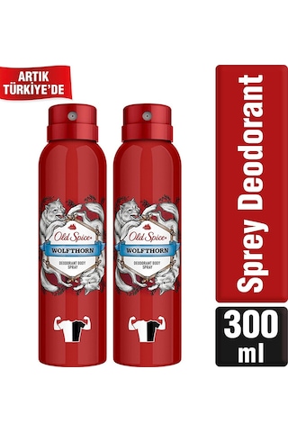 Old Spice Wolfthorn Deodorant Sprey 2 x 150 ML