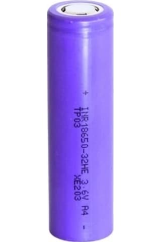 Tenpower Inr18650-32he 3.7 Volt 3200mah Li-ıon Şarj Edilebilir Pil 10a Deşarj