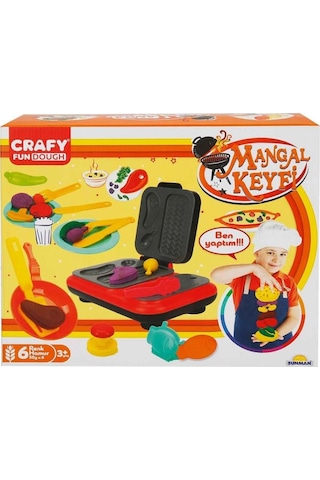 Mey İthalat 2052 Crafy Mangal Keyfi Oyun Hamuru Seti 300 G 22 Parça
