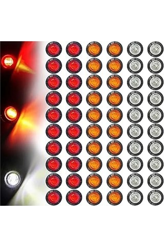 Xianwen 10 Adet-12v Araba Yan Işık Seti 6 Renk