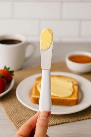 Suwors 6'li Kahvaltı Ve Tereyağı Bıçağı Seti 11 Cm Yayma Bıçakları, Kahvaltılık, Reçel, Krem Peynir Ve Diğer