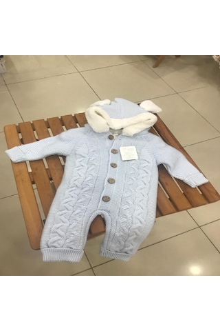 Wellsoft Erkek Bebek Tulum Bebe Mavi