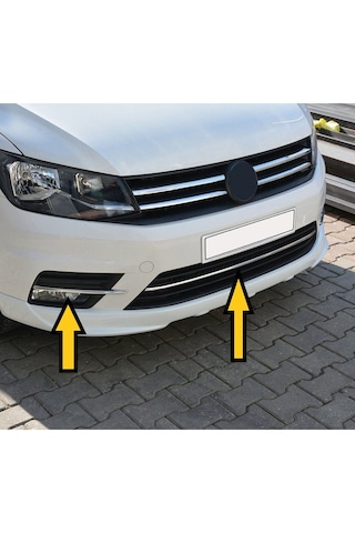 Vw Caddy Krom Ön Tampon Çıtası 2015-2020 Arası 3 Prç