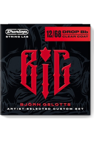Jim Dunlop Bjorn Gelotte Artist Selected Custom Drop D Elektro Gitar Teli 12-68