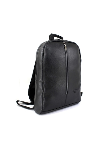 Unisex Kulaklık Çıkışlı Dosya Evrak ve 15 inç Laptop Bölmeli Sırt Çantası Siyah Renk