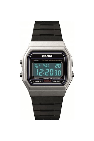 SKMEI 1412 Renkli Kasa Asker Saati LED Işıklı