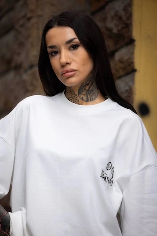Freedom Storee Kadın Tişort Bisiklet Yaka Baskılı Yazlık Kısa Kol Oversize T-shirt - Beyaz Çok Renkli