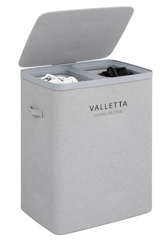 Valletta Paloma 100l Çift Bölmeli Katlanabilir Çamaşır Sepeti