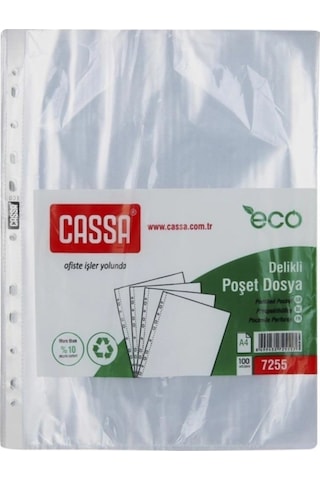 A4 Poşet Dosya Şeffaf Föy Şeffaf Dosya 100'lü Pk -5 Paket Diğer