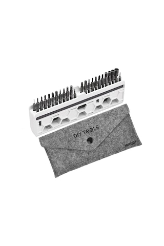 Symbee Jm-8184 Chromium Vanadium Çelik Tornavida Seti - 46 Parça Precision Tamir Aleti, Telefon Ve Cihaz Tamiri İçin, Yumuşak Çanta İle Diğer