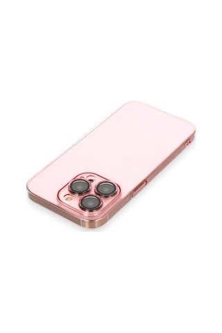 Newface - 111 - iPhone Uyumlu 14 Pro Kılıf Armada Lensli Kapak - - Csmo-tex - Rose Gold