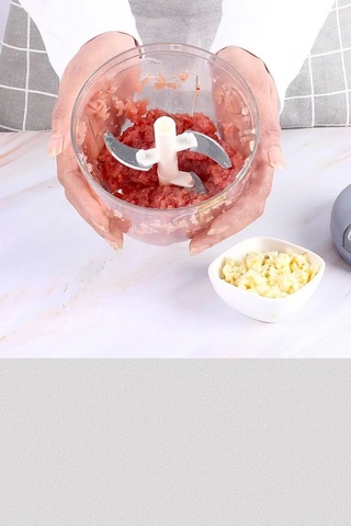 El Rondosu Çelik 5 Bıçaklı Büyük Boy Sebze Meyve Soğan Doğrayıcı 1000 Ml.