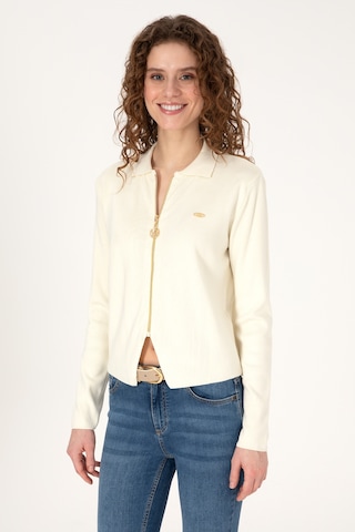 U.S. Polo Assn. U.s. Polo Assn. Kadın Hırka Triko 50317375-vr256 İnci