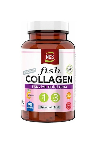 Ncs Balık Kollajen Type 1-3 Cla Biotin Çinko 90 Tablet