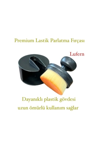 Profesyonel Siyah Plastik Lastik Parlatma Fırçası Araba Aplikatör Premium Araç Motor Özel Tasarım