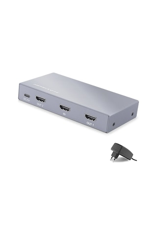 Hdmi Splitter 4k 1 In 2 Out Gri Hdx1428 Evimdeyokyok