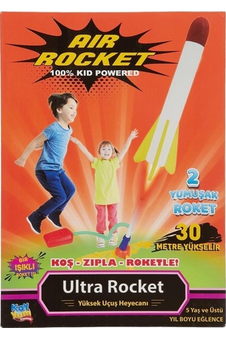 Oyuncak Ultra Uçan Air Rocket 2'li