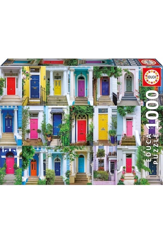 Educa 1000 Parçalık 1000 Notting Hill'in Kapısı Puzzle - 20177 - Notting Hill