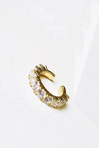 MorMajor Silver Ithal Dolu Taşlı Gümüş Kıkırdak-5545