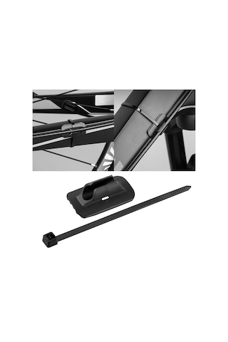 5 Adet Bisiklet Kablo Tabanı Kılavuzu, Bağlama Bağlantılı Bisiklet Fren Kablo Hattı Sabit Taban