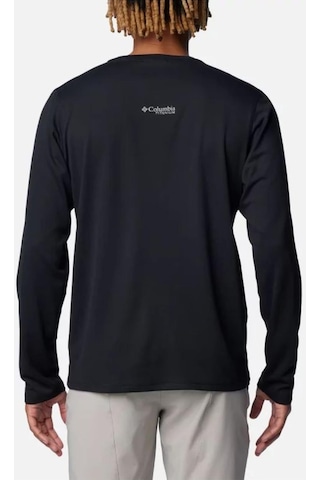 Columbia Ao8179 Summıt Valley Ls Crew Uzun Kol Tişört Siyah-siyah Siyah