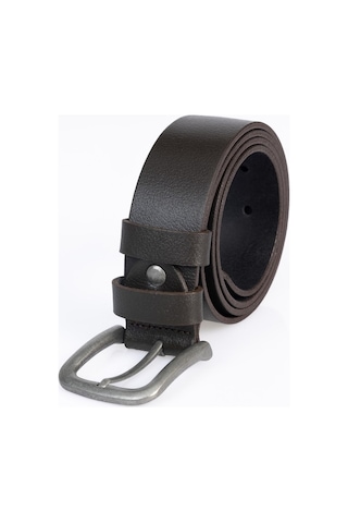 Tudors Erkek %100 Hakiki Deri 4 Cm Spor Kahverengi Kemer-23776