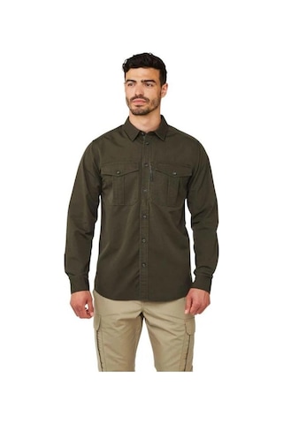 Craghoppers Erkek Gömlek Cms620craghoppers Kiwi Ripstop-22701 Haki