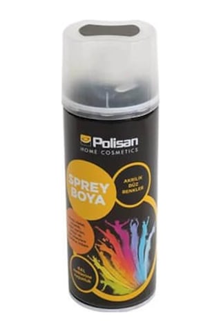 Polisan Akrilik Sprey Boya Parlak Vernik 400 ML Parlak Vernik