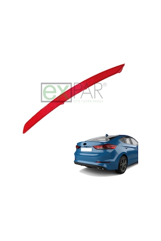 Hyundaı Elantra Arka Tampon Reflektörü Takımı Sağ + Sol Taraf 2016 - 2018 Elentra Arka Kedi Gözü