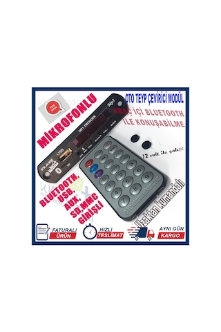 Renault Megane 2 Bluetoothlu Oto Teyp Usb-sd-aux-mp3 Çevirici N11.368