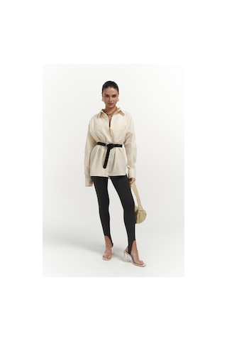 Josie Oversize Sarı Gömlek Limon