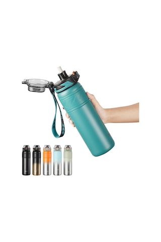 Tkk Çelik Termos Matara 900 Ml Turkuaz
