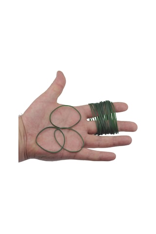 Ekoset Yeşil Paket Ambalaj Para Lastiği 70Mm 1Kg
