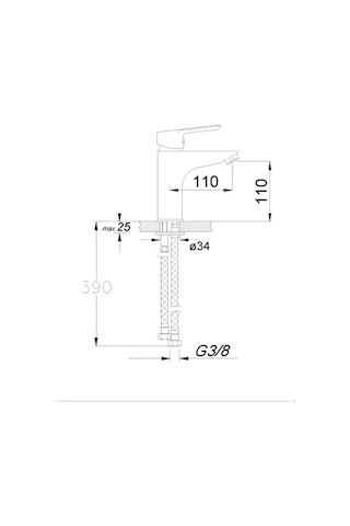 Bms 831 Platin Lavabo Bataryası