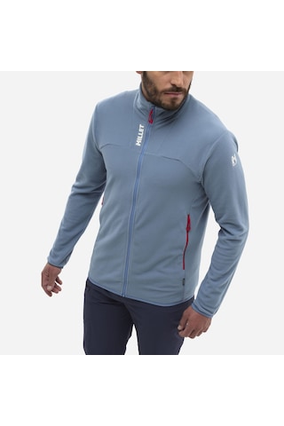Millet Ubıc Lgrıd Jkt Erkek Polartec Ceket Tam Fermuar Mıv10448 N3171 Mavi