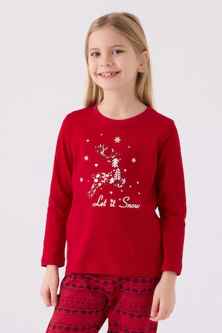 Arnetta Kız Çocuk Kırmızı Pijama Takımı Ar3106-c-v1 Kırmızı