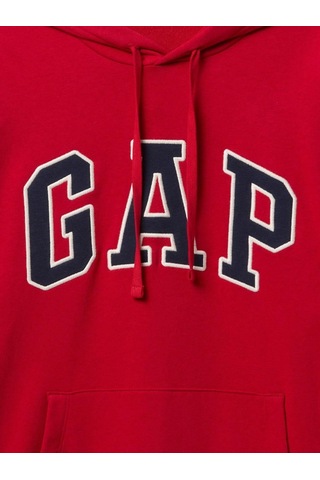 Gap V-frch Ft Heritage Logo Po Snl Erkek Sweatshirt-7987 Kırmızı