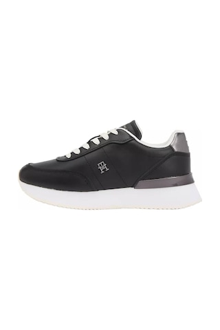 Tommy Hilfiger Kadın Metalik Detaylı Chic Fashion Runner Sneaker - Siyah Triple Black