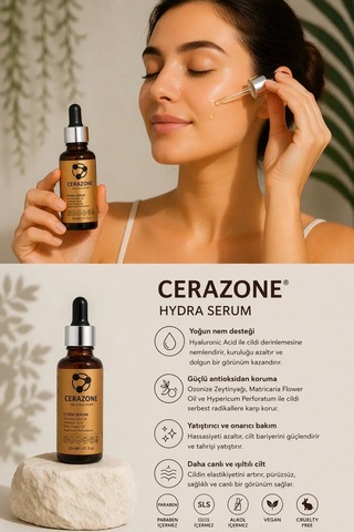 Hydra Serum Hyalüronik Asit Ve Kantaron Yağlı Yoğun Nemlendirici