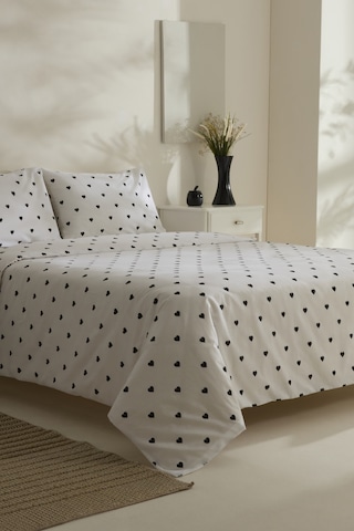 Karacahome Sarah Anderson Amour Çift Kişilik Nevresim Takımı Siyah