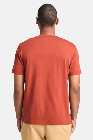 Timberland Kennebec Rıver Tree Logo Kiremit Erkek Kısa Kol T-shirt 000000000102235578 Kırmızı