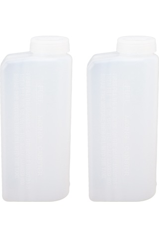 Geeroyoo 600ml Nilon Plastik İki Zamanlı Yağ Benzin Karıştırma Flashtasi - Zincir Testere, Demir İşi Makineleri İçin Hassas Karıştırma Kapı