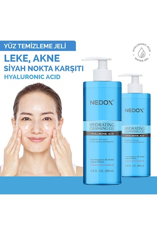 Nedox Yüz Temizleme Jeli Yağlı ve Akneye Eğilim Gösteren Ciltler 200 ML