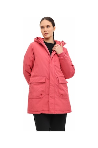 Lumberjack Wl 3nort 5pr Koyu Pembe Kadın Uzun Kaban 000000000102027592 Pembe