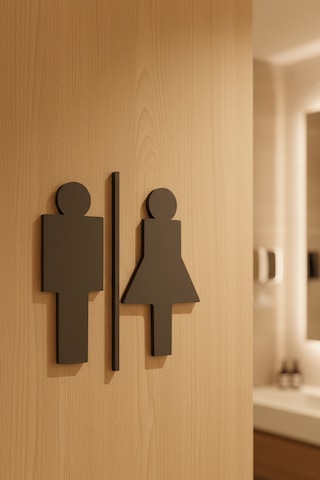 Wc Tabelası, Tuvalet Levhası, Kadın Erkek Tabela, Yönlendirme Levhaları 56