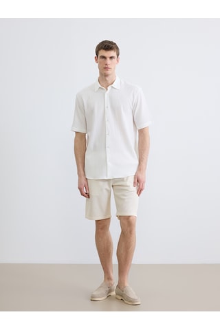Lcw Vision Beyaz Regular Fit Erkek Basic Gömlek