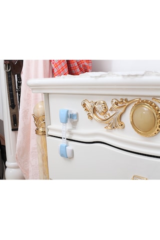 Miny Baby Buzdolabı - Dolap Çok Amaçlı Kilit - Mavi