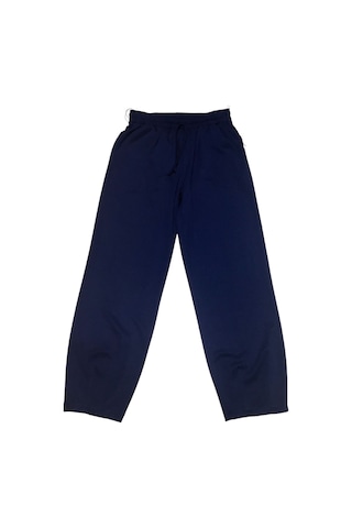 Kadın Beli Lastikli Cepli Paçası Pensli Spor Pantolon Lacivert