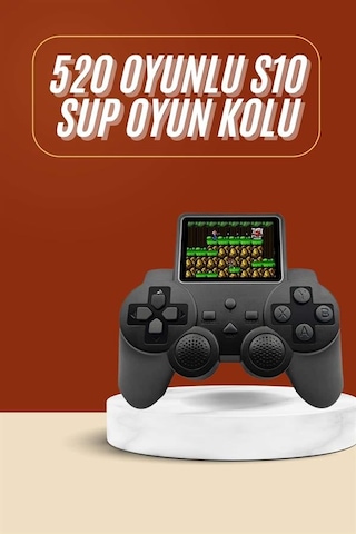 Lvsqvr Yeni Nesil Mini Atari 520 Retro Oyunlu S10 El Atarisi Video Oyun Konsolu